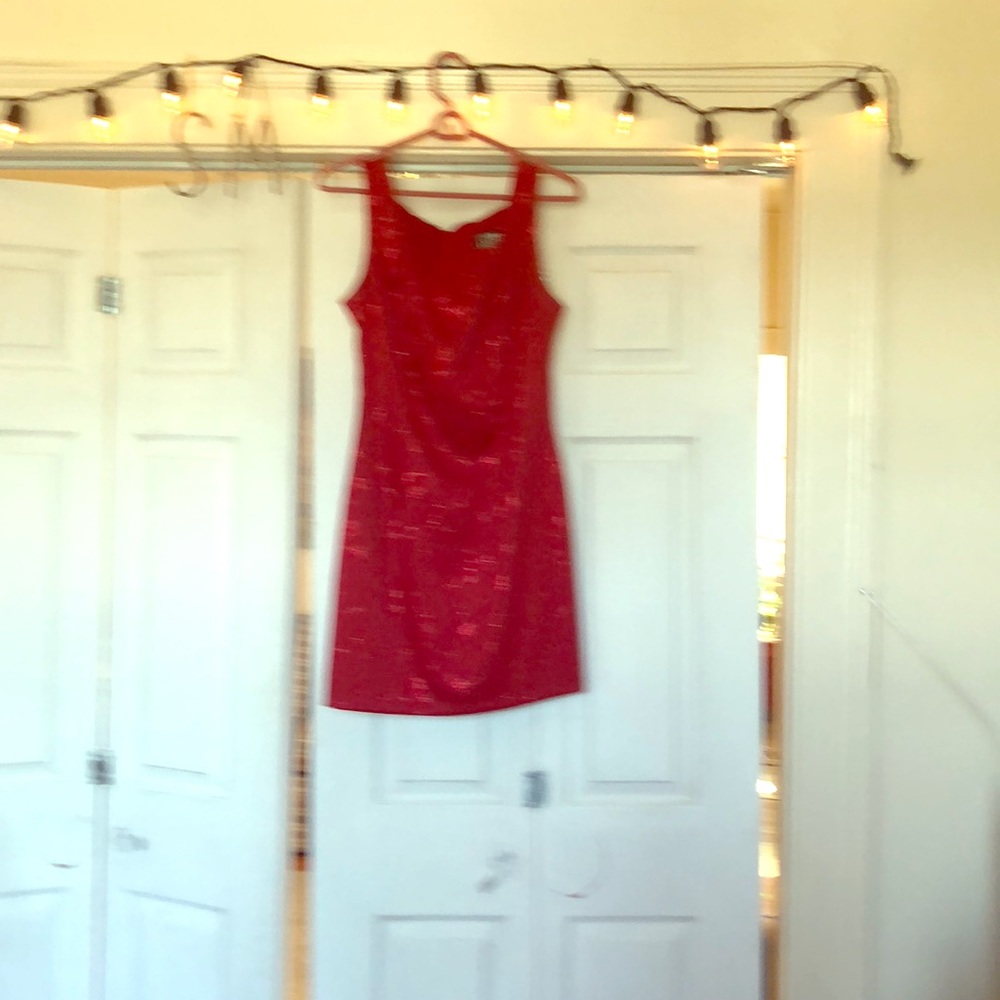Red cocktail dress. Size 5